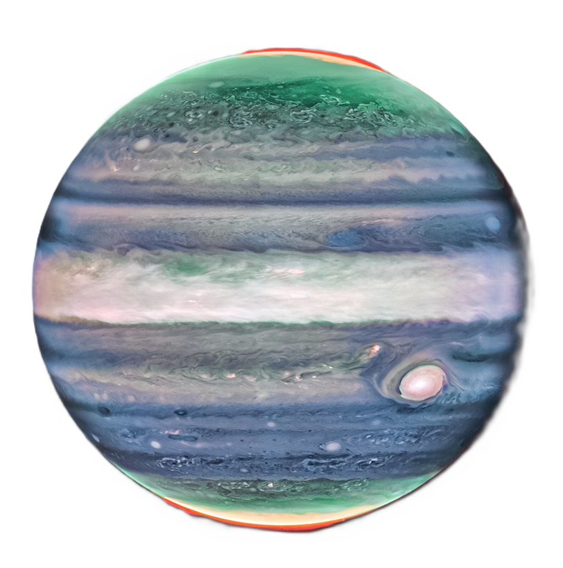 Jupiter art accent for astrological timing.